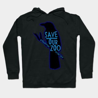 Save Our Zoo bird outline Hoodie